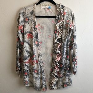 Anthropologie / Sparrow Ruffle Front Cardigan
